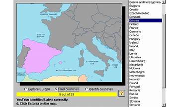 European Geography tutor for Windows - Download it from Habererciyes for free